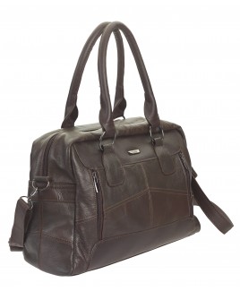 Lorenz Large Cow Hide Bag with Twin Handles- -CLEARANCE!